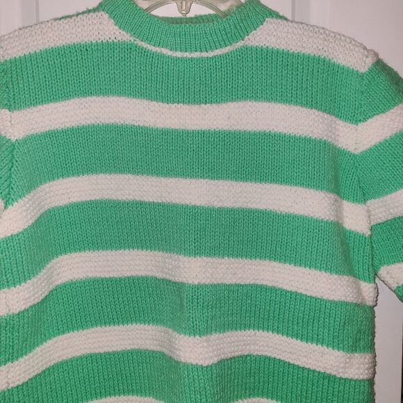 Vintage Spring Stripe Colorblock Sweater - Picture 4 of 6